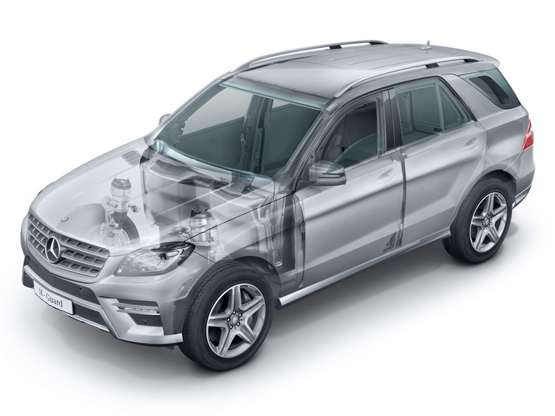 Pancéřovaný Mercedes-Benz třídy M Guard